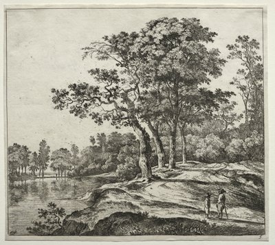 De vier bomen door Jan Hackaert