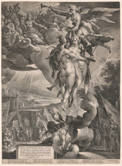 Apotheose van de Kunsten door Jan Harmensz. Muller