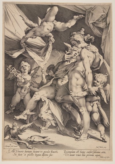Venus en Mercurius door Jan Harmensz. Muller