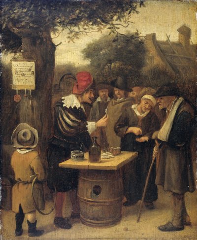 De kwakzalver door Jan Havicksz. Steen (attributed to)