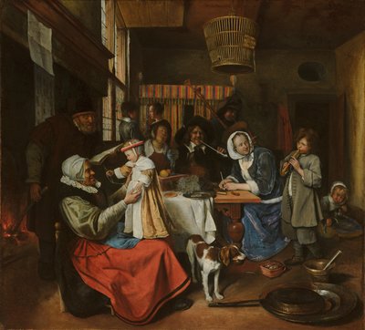 Zoals de ouden zongen, zo piepen de jongen door Jan Havicksz. Steen