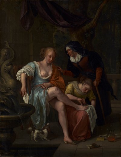 Bathseba na het bad door Jan Havicksz. Steen