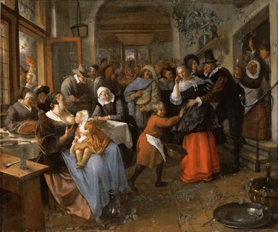 De bedrogen echtgenoot door Jan Havicksz. Steen
