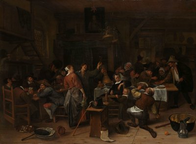 Prinsjesdag: viering van de verjaardag van Prins Willem III door Jan Havicksz. Steen