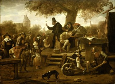 De kwakzalver door Jan Havicksz. Steen
