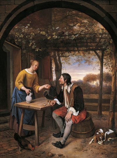 Reizigersrust door Jan Havicksz. Steen