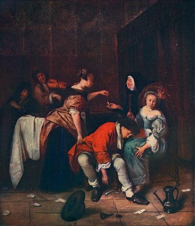Slechte Gezelschap, ca. 1665 door Jan Havickszoon Steen