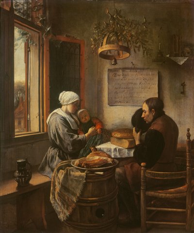 Gebed voor de maaltijd door Jan Havickszoon Steen