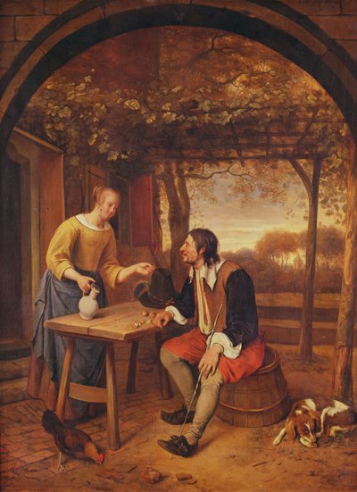 De rustplaats van de reiziger door Jan Havickszoon Steen
