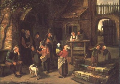 De Zwervende Muzikanten door Jan Havickszoon Steen