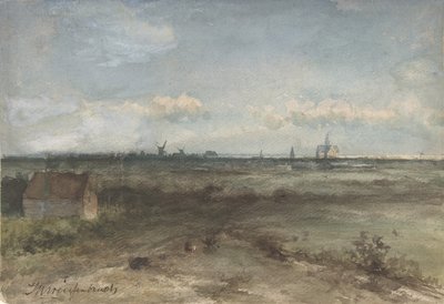 Uitzicht op Haarlem vanaf de Duinen door Jan Hendrik Weissenbruch