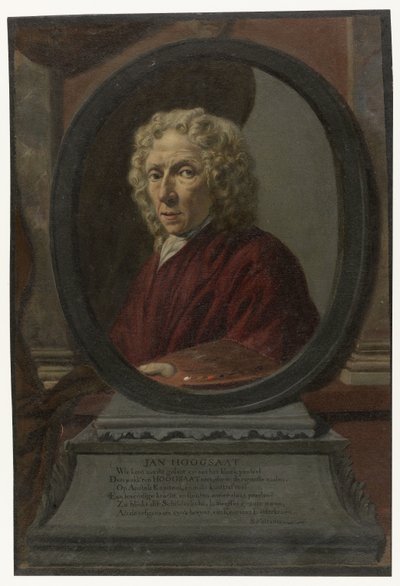 Zelfportret van Jan Hoogsaat door Jan Hoogsaat