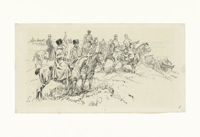 Artillerie te velde door Jan Hoynck van Papendrecht