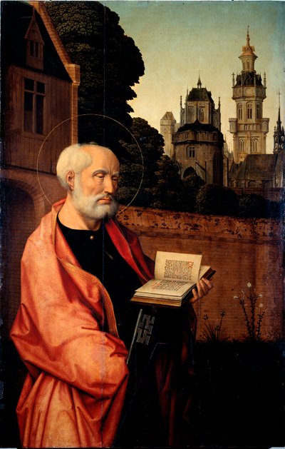 Sint Pieter (detail) door Jan II Provost
