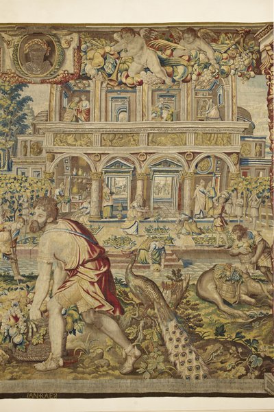 (detail) Vertumnus, van Vertumnus en Pomona, ca. 1630 door Jan II Raes