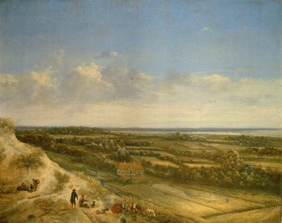 Duinlandschap, Vermoedelijk bij Santpoort, c.1675 door Jan II Vermeer van Haarlem