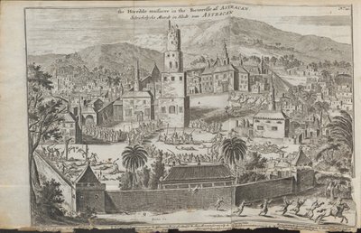 De opstanden van Stepan Razin in Astrakhan Uit: Drie aanmerkelyke reizen, 1675 door Jan Jansz. Struys