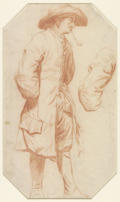 Studie van staande man en rechterarm door Jan Josef Horemans (I)
