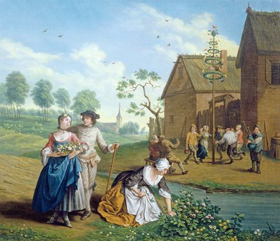 De Vier Seizoenen: Lente door Jan Josef the Elder Horemans