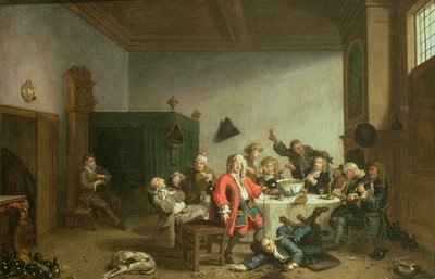 Een vrolijk gezelschap door Jan Josef the Younger Horemans