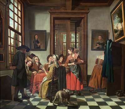 Kaartspel door Jan Josef the Younger Horemans