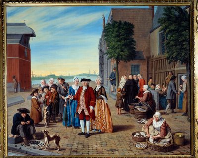 Wandeling naar Vis en Adel in Nederland door Jan Josef the Younger Horemans