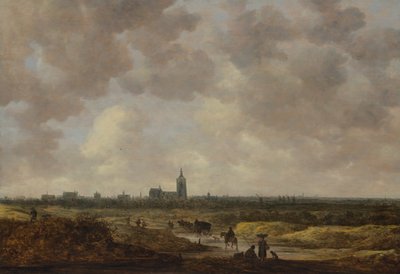 Een Uitzicht op Den Haag vanuit het Noordwesten, 1647 door Jan Josephsz van Goyen