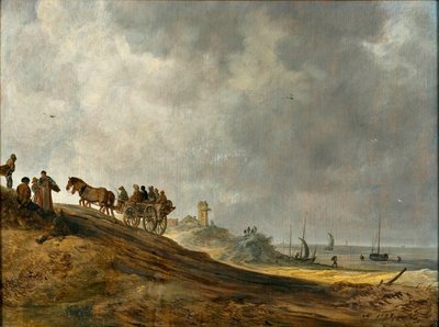 Strandbeeld door Jan Josephsz van Goyen