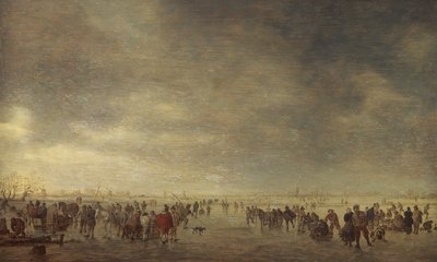 Schaatsers door Jan Josephsz van Goyen