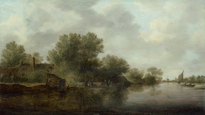 Landschap door Jan Josephsz van Goyen