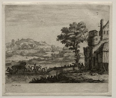 De Veerboot door Jan Josephsz van Goyen