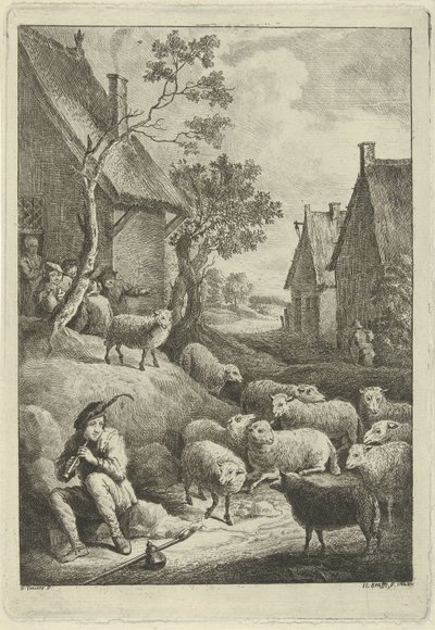 Schaapherder door Jan Lauwryn Krafft (I)