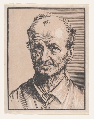Buste van een man door Jan Lievens