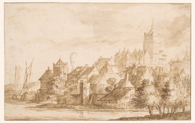 Gezicht op Kleef door Jan Lievens