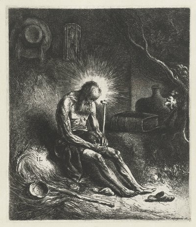 Heilige Hieronymus door Jan Lievens