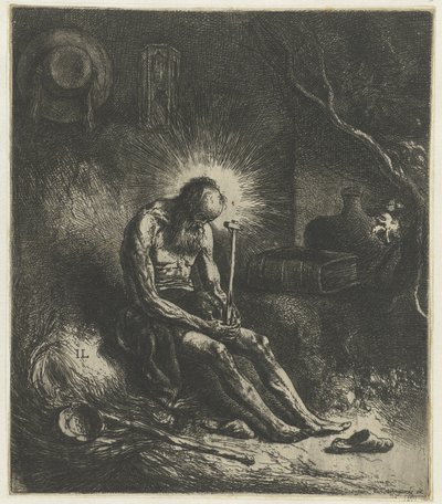 Heilige Hieronymus door Jan Lievens