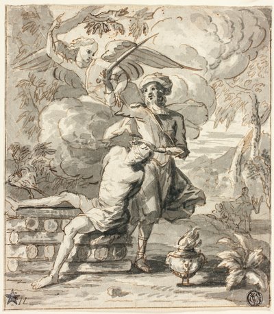 Offer van Abraham door Jan Lievens