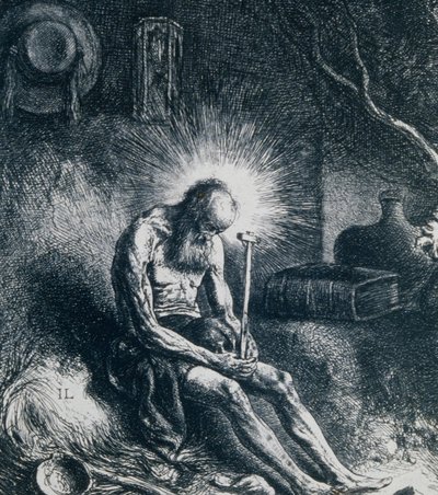 Sint-Hiëronymus door Jan Lievens