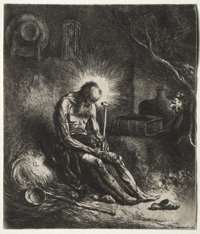 Sint Hiëronymus door Jan Lievens