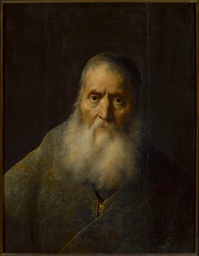 Oude man met een muts door Jan Lievens