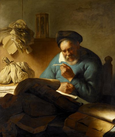 De Pennenslijper, 1627 door Jan Lievens