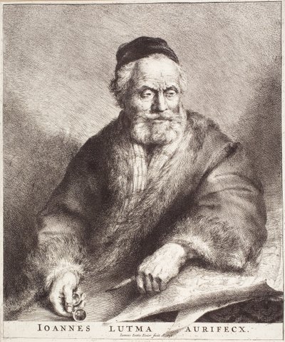 Jan Lutma de oudere door Jan Lutma II