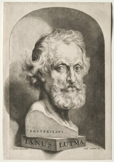 Portret van Janus Lutma de Oudere door Jan Lutma II