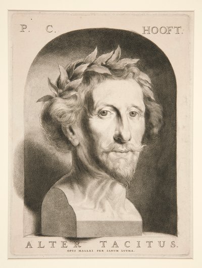 Pieter Cornelisz. Hooft (1581-1647) door Jan Lutma The Younger
