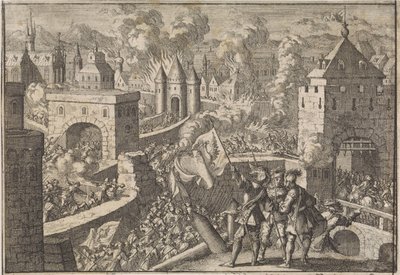 Verovering van Maagdenburg, 1631 door Jan Luyken (attributed to)