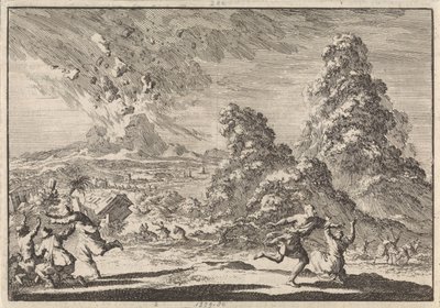 Aardbeving op Ambon, 1674 door Jan Luyken