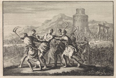Gelijkenis van de pachters van de wijngaard door Jan Luyken