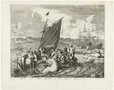De reis naar Nova Zembla in 1596, 1679-1681 door Jan Luyken