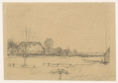 Winterlandschap te Eerbeek door Jan Mankes