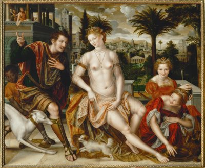 David en Bathseba door Jan Massys